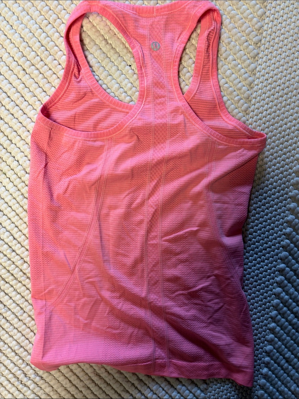 lululemon athletica Coral Pink Racerback Tank